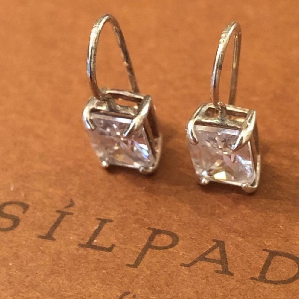 Rare Silpada Sterling Silver Rectangular Cubic Zi… - image 5